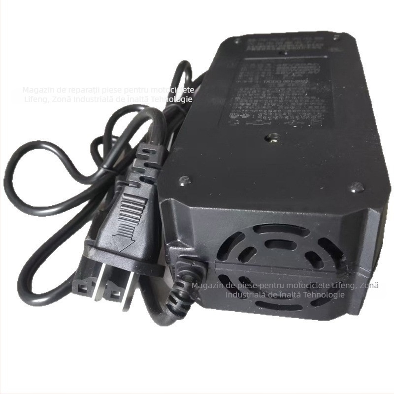 Încărcător pentru motocicletă electrică 48V, construcție din plastic și cupru, marca H Black Horse