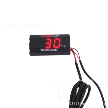 Măsurător de temperatură a apei pentru motocicletă - universal, 12V, VIPER, model Koso Water Temperature-P, rezistent la apă