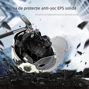 Cască half-helmet pentru bicicletă electrică – ABS, certificare Gb811-2022b, pentru bărbați și femei, vară respirabilă, ușoară, utilizare off-road