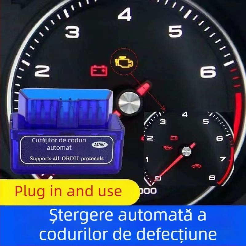 Instrument de diagnoză a defectelor auto – MINI OBDII Elm327 V1.5, 12V, -40 până la 65°C