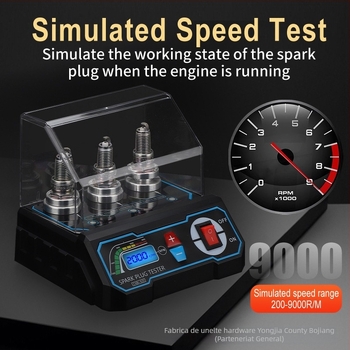 Detector auto de defecte – tester pentru bujii cu LCD reglabil, Model Type 920, 12V, -20°C până la 50°C