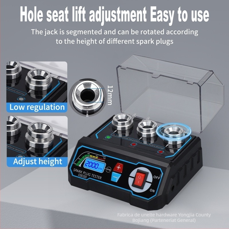 Detector auto de defecte – tester pentru bujii cu LCD reglabil, Model Type 920, 12V, -20°C până la 50°C