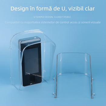 Xface600 Capac de protecție împotriva ploilor pentru recunoaștere facială, pentru sistemul de control al accesului în exterior (U200) – capacitate 1000, USB/IP/COM, 315 MHz, amprentă digitală