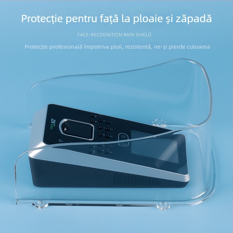Xface600 Capac de protecție împotriva ploilor pentru recunoaștere facială, pentru sistemul de control al accesului în exterior (U200) – capacitate 1000, USB/IP/COM, 315 MHz, amprentă digitală
