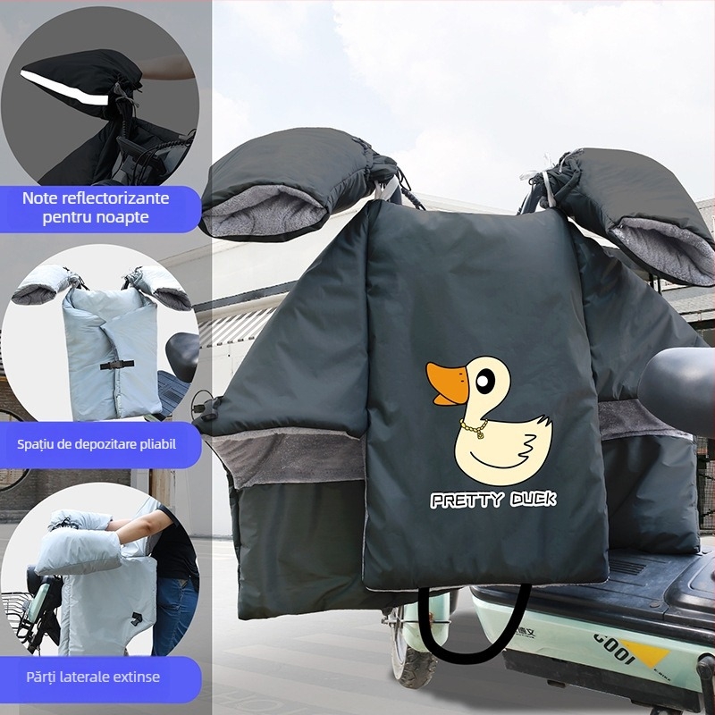 Acoperire anti-vânt din PVC impermeabilă pentru vehicule electrice, demontare manuală