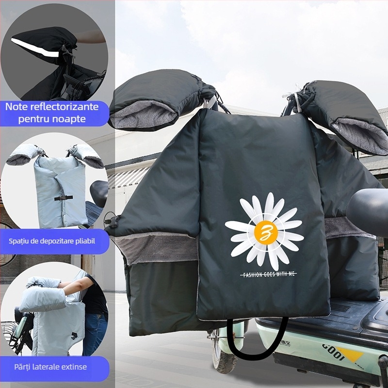 Acoperire anti-vânt din PVC impermeabilă pentru vehicule electrice, demontare manuală