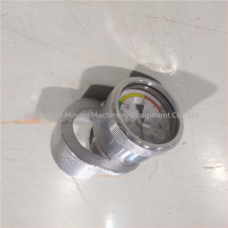 DN-60 manometru de vacuum cu două ace, din oțel inoxidabil, interval 0–40, precizie 2.5