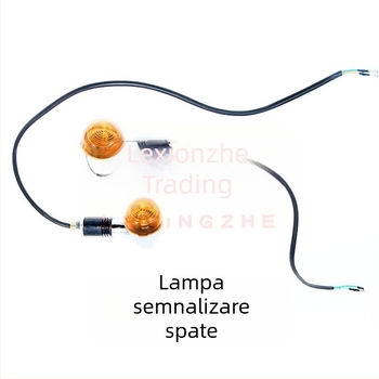 Fender spate pentru motocicletă off-road – carcasă protecție la stropi și suport pentru lampă (plastic; model Dnb; stil obișnuit)