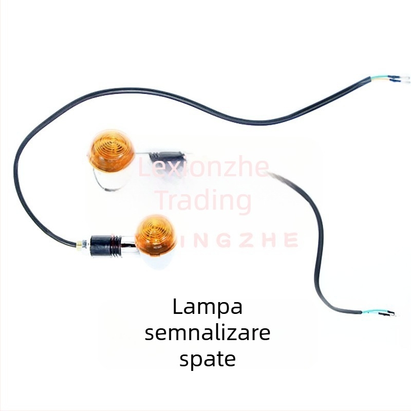 Fender spate pentru motocicletă off-road – carcasă protecție la stropi și suport pentru lampă (plastic; model Dnb; stil obișnuit)