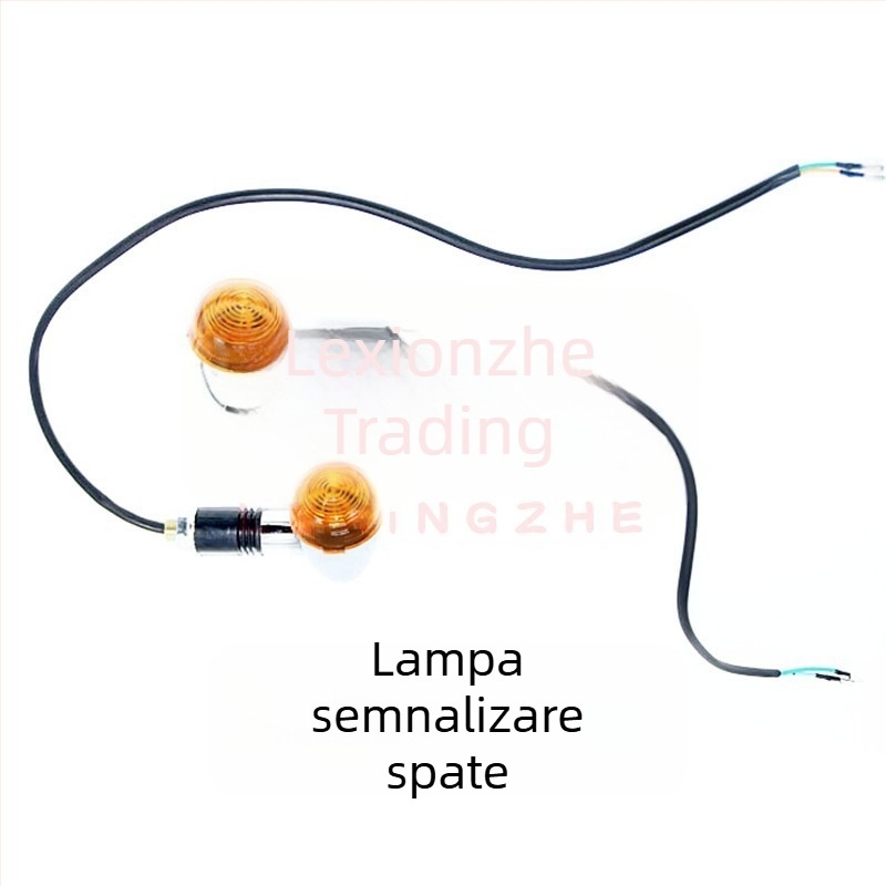 Fender spate pentru motocicletă off-road – carcasă protecție la stropi și suport pentru lampă (plastic; model Dnb; stil obișnuit)