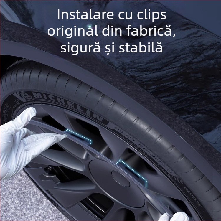 Cap centru pentru Tesla Model Y, acoperire completă a jantei, protecție anti-zgârieturilor, accesoriu pentru modificarea jantilor