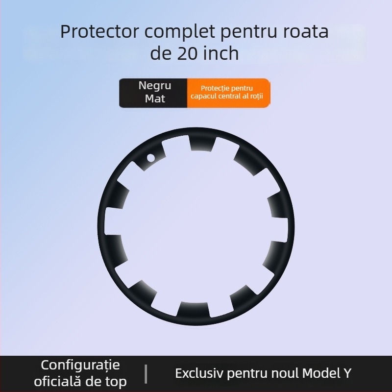 Cap centru pentru Tesla Model Y, acoperire completă a jantei, protecție anti-zgârieturilor, accesoriu pentru modificarea jantilor