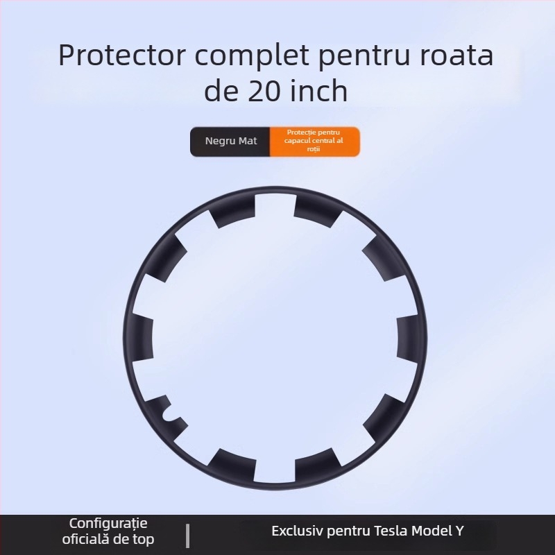 Cap centru pentru Tesla Model Y, acoperire completă a jantei, protecție anti-zgârieturilor, accesoriu pentru modificarea jantilor