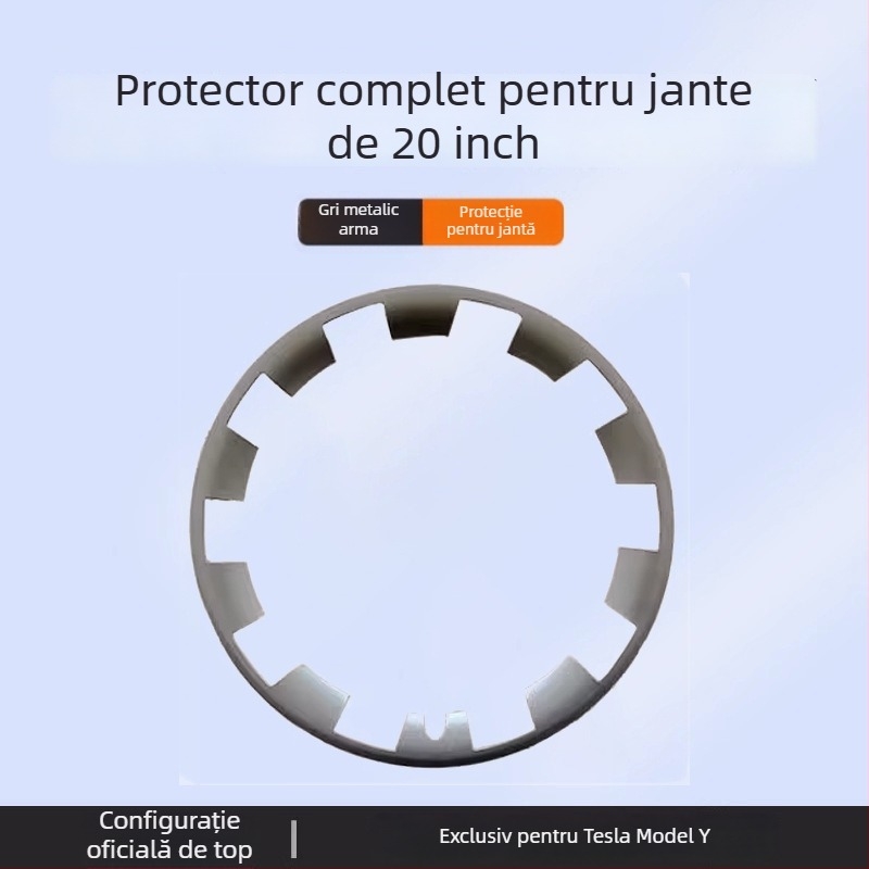 Cap centru pentru Tesla Model Y, acoperire completă a jantei, protecție anti-zgârieturilor, accesoriu pentru modificarea jantilor