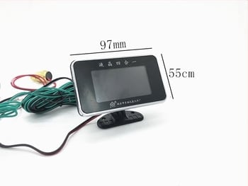 Măsurător LCD 4 în 1: presiunea uleiului, tensiunea, temperatura apei și nivelul uleiului, universal 12V-24V pentru mașini și camioane