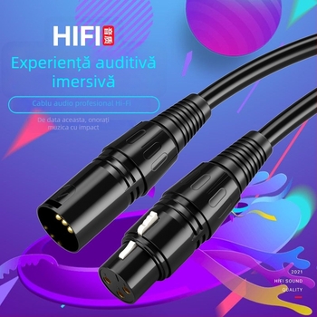 Cablu XLR masculin către femelă pentru microfon – cablu audio balansat pentru mixer și amplificator