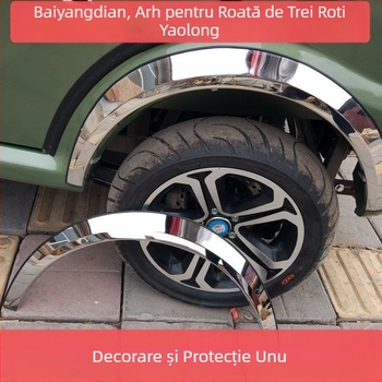 Bandă decorativă pentru marginea butucului roții pentru motocicletă cu trei roți