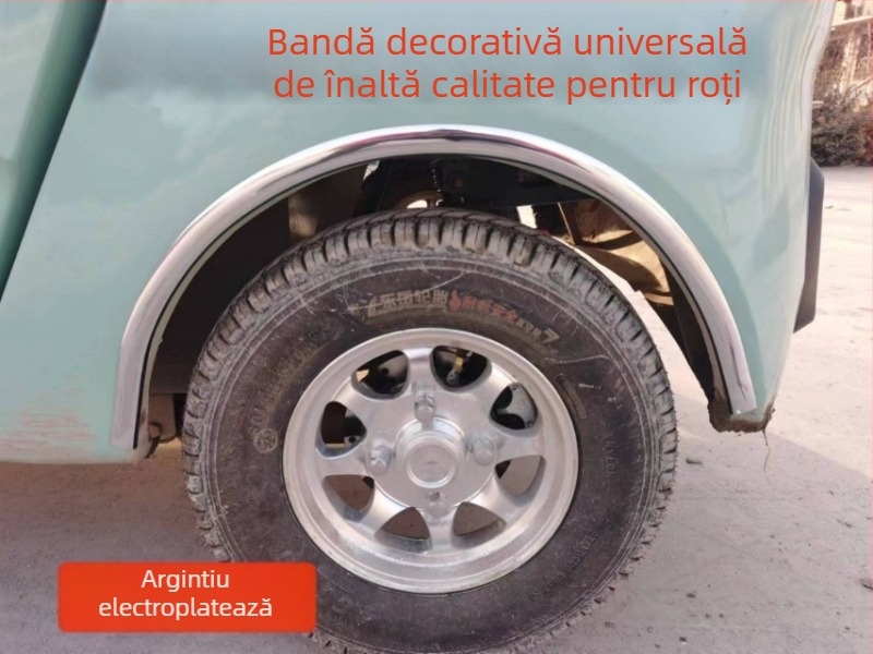 Bandă decorativă pentru marginea butucului roții pentru motocicletă cu trei roți