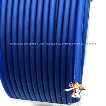 Cablu Zhongling pentru microfon și instrumente, cu miez dublu împletit, conductori din cupru pur, înveliș din PVC elastic