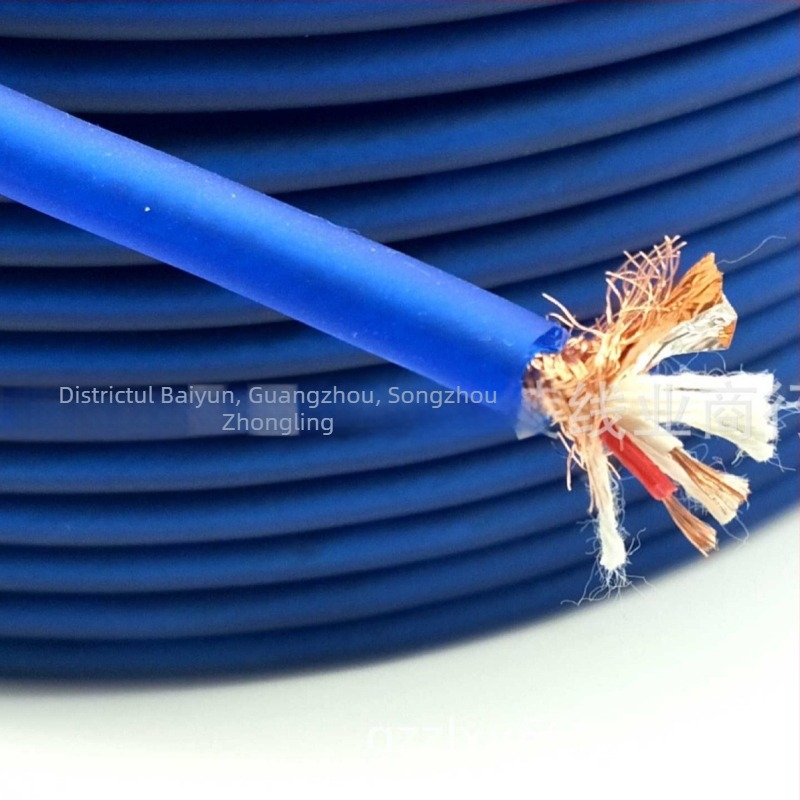 Cablu Zhongling pentru microfon și instrumente, cu miez dublu împletit, conductori din cupru pur, înveliș din PVC elastic