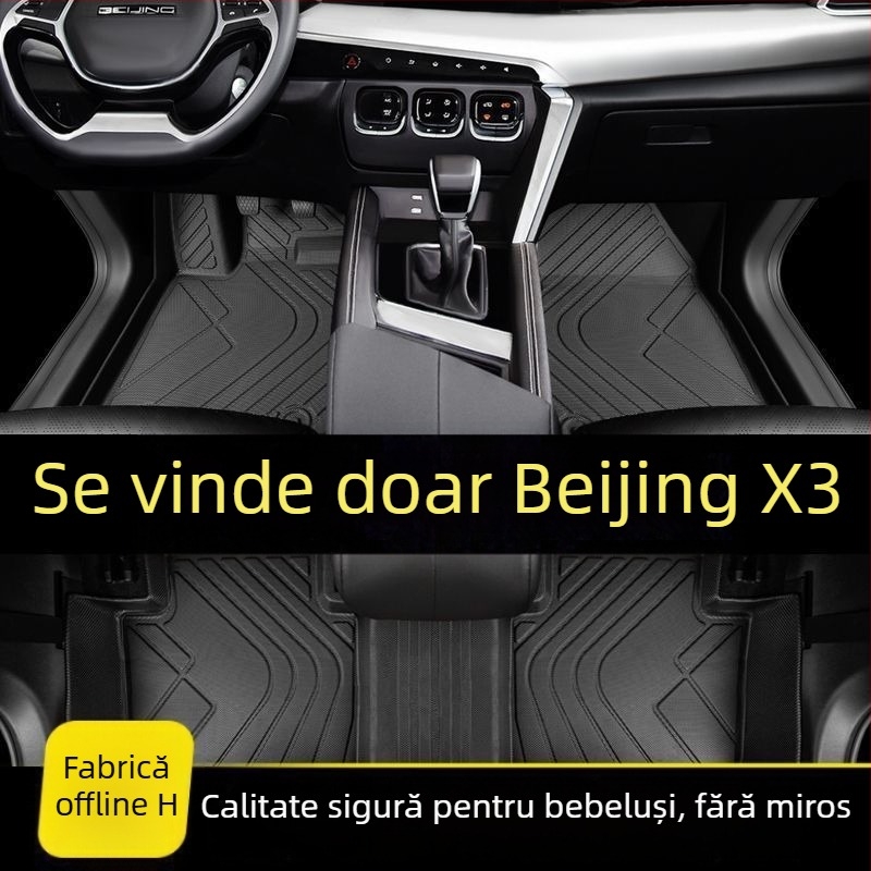 Beijing X3 covorașe auto din TPE, acoperire completă, pentru model special Zhida, 2021, covor șofer