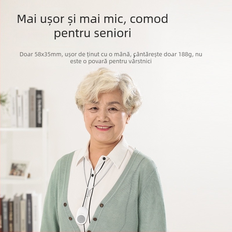 Sonerie fără fir pentru vârstnici, utilizare casnică, dispozitiv de apel la pat cu 26 de tonuri, baterie CR2032 sau adaptor 5V, tensiune 100–240V