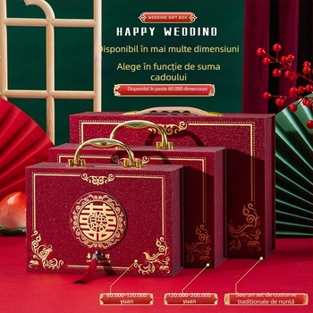 Cutie cadou din hârtie pentru nuntă, Af-208, brandul Happy