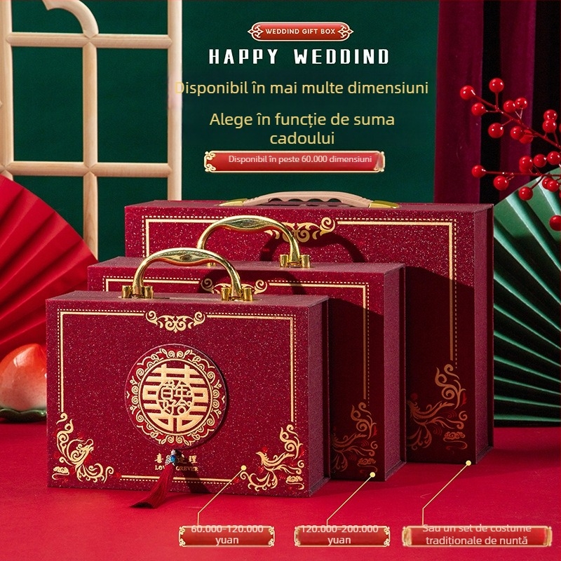 Cutie cadou din hârtie pentru nuntă, Af-208, brandul Happy