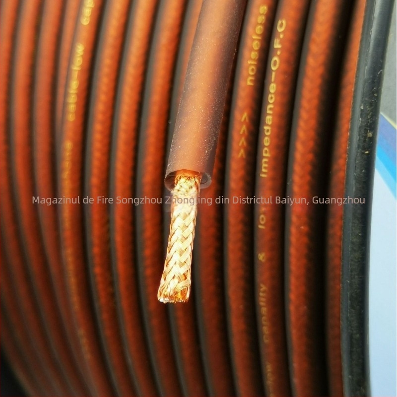 Cablă pentru microfon cu înveliș din PVC elastic, pentru microfon, mixer și karaoke (Brand: Zhongling; Potrivit pentru audio și video; Utilizare principală: microfon, mixer, karaoke)