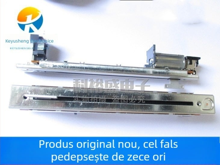 Potenciometru pentru mixer, ALPS RSA0N11M9A0J, 10 Ω rezistență nominală, reglaj push-pull, Tip D (index), 0.05 W, rezoluție 4 trepte