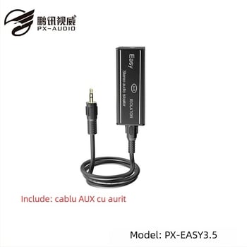 Cablu adaptor pentru izolare audio la masă, nucleu de cupru