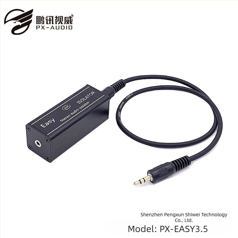 Cablu adaptor pentru izolare audio la masă, nucleu de cupru