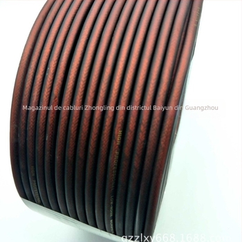 Cablu balansat pentru microfon și instrument cu înveliș PVC elastic; cablu audio multipurpose pentru microfon, chitară, mixer și iluminare; transmisie de semnal; potrivit pentru audio și video