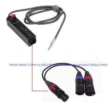 PXSW X102 izolator audio stereo 3,5 mm, cablu adaptor, ieșire audio, nucleu de cupru, lungime 1 m