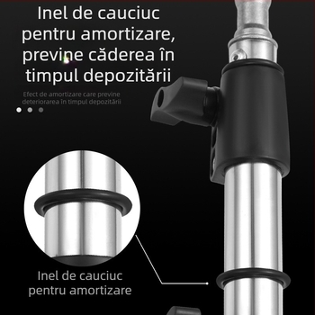 Figure Fit stativ de iluminat pentru fotografie din oțel inoxidabil și ABS, 3 segmente, capacitate de încărcare 2–4 kg, greutate 1 kg