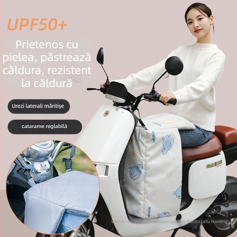 Husă anti-vânt pentru picioare pentru vehicul electric, groasă pentru toamnă–iarna, din plastic