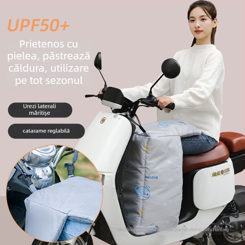 Husă anti-vânt pentru picioare pentru vehicul electric, groasă pentru toamnă–iarna, din plastic