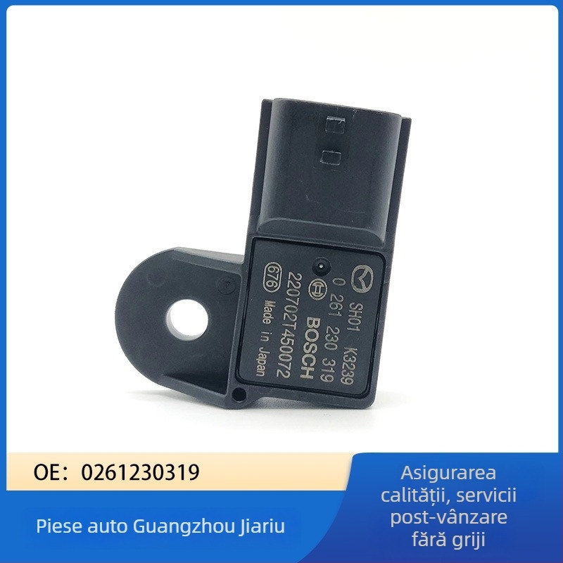 Senzor de presiune în admisie Mazda, model 0261230319, marcă JR, interval de măsurare normal, precizie normală