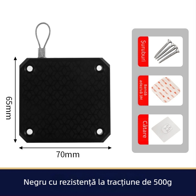 Închizător de uși cu șnur pentru dormitor și uși glisante, revenire automată, funcționare silențioasă, ABS plastic, stil modern minimalist