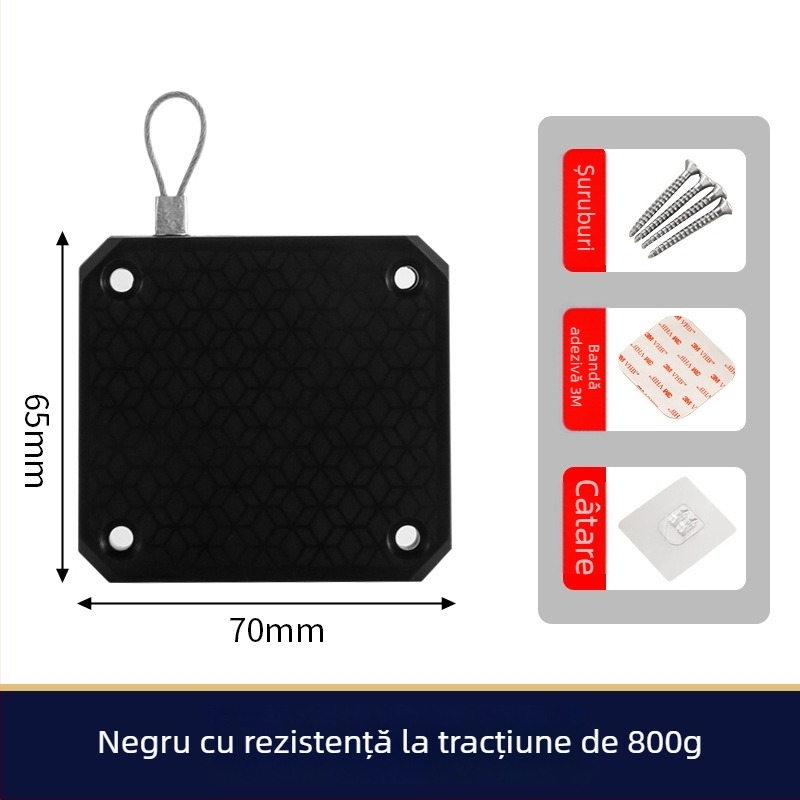 Închizător de uși cu șnur pentru dormitor și uși glisante, revenire automată, funcționare silențioasă, ABS plastic, stil modern minimalist
