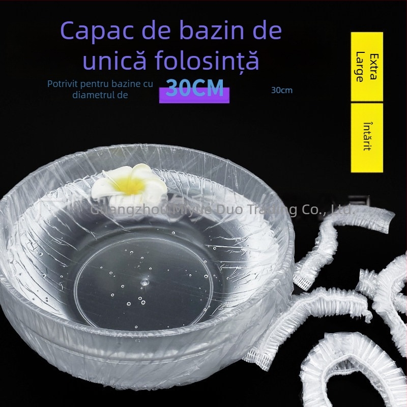 Saci de unică folosință pentru bazinul facial din salonul de înfrumusețare – sacoșe elastice din plastic – set complet