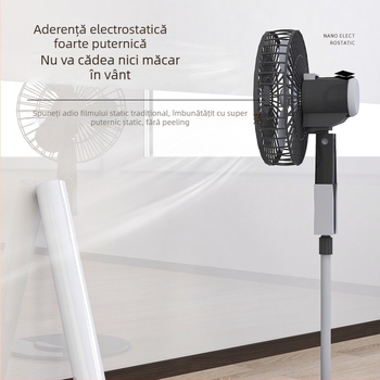 Autocolant de perete ștergibil – Yizhong, material PP, autoadeziv, anti-murdărie, decor minimalist plat pentru living, birou, baie – 1 bucată
