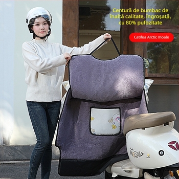 Xintengbo husă de parbriz din PVC impermeabilă pentru vehicule electrice — design dintr-o bucată, ediție de iarnă, compatibilă cu tricicluri și vehicule electrice