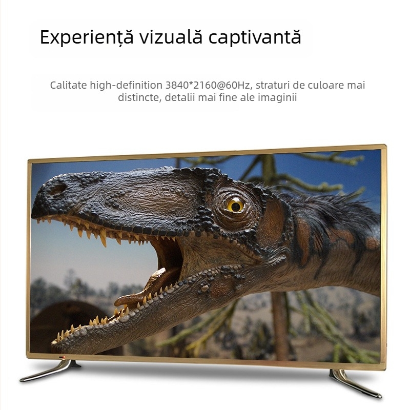 Matrix HDMI 2x4 cu comutare ieșire audio, 4K@60Hz, comutator/distribuitor, telecomandă inclusă