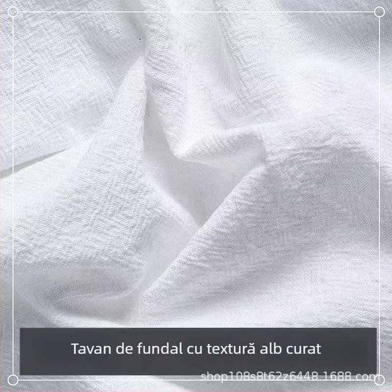 Fundal pentru fotografie, textură de bumbac, recuzită pentru fotografierea mâncării, potrivit pentru fotografii în decor