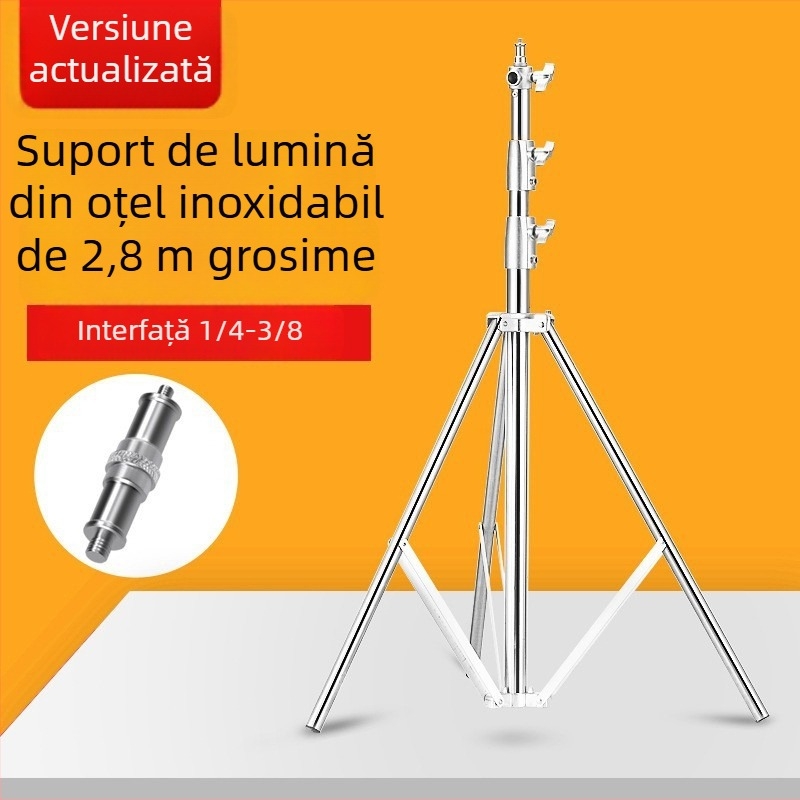 Suport lampă foto – compatibil universal, structură din aliaj de aluminiu, sarcină maximă 6–10 kg, greutate 2,9 kg