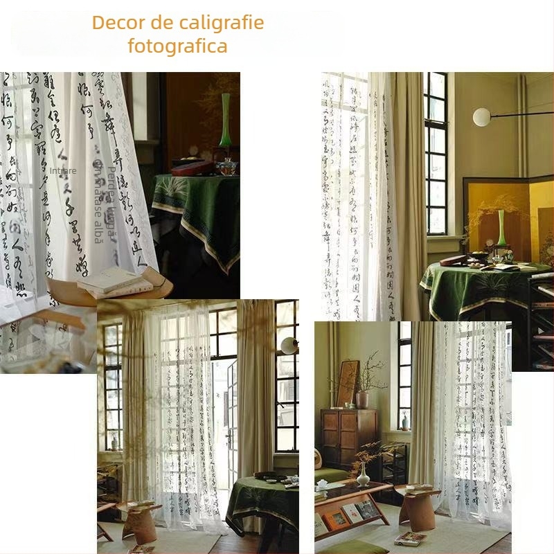 Fundal de studio în stil chinezesc nou, din țesătură plasă pentru caligrafie și pictură – potrivit pentru şedinţe foto cu costume. (Tip: Fundal din țesătură; Cod: X06; Lansare: 2025; Utilizare: fotografii cu costume; Garanție: Națională)