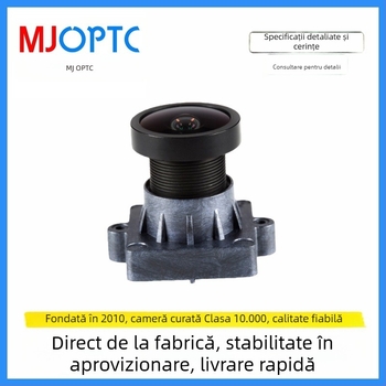 Lentilă cu focalizare fixă pentru sisteme de securitate și drone, unghi de vizualizare 135°, distanța focală 3.5, deschidere maximă f/1.8, focalizare apropiată 10