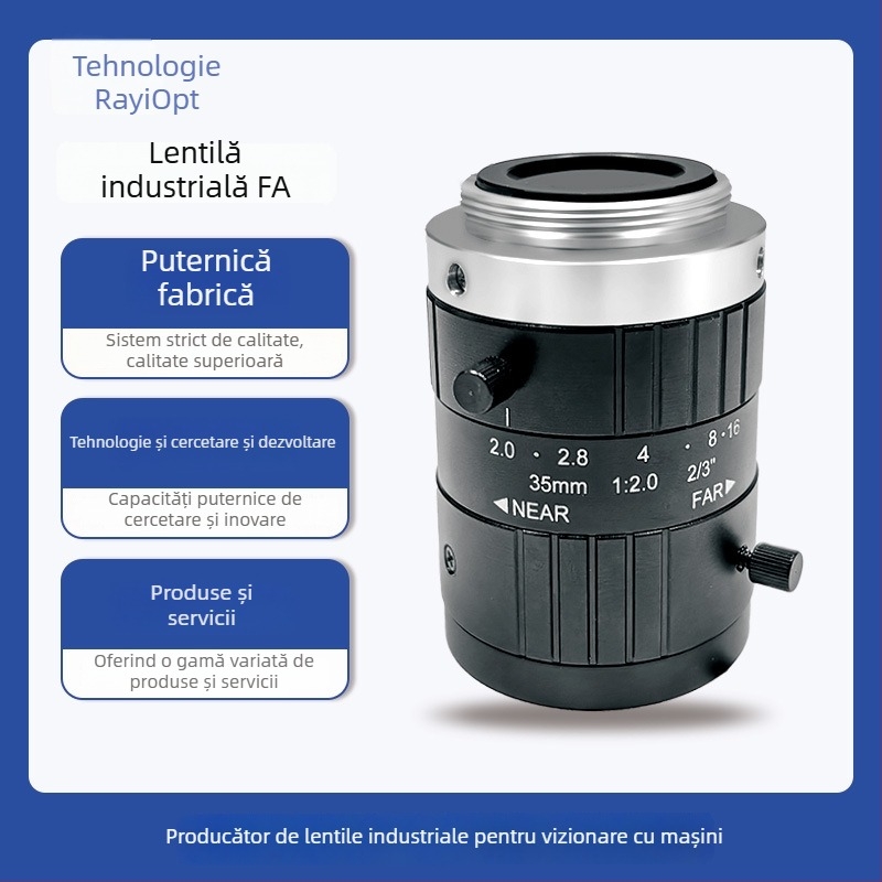 Lane UL3520A-23 Cameră HD industrială, compatibilă cu obiective de 2MP/3MP/5MP, fără încălzire