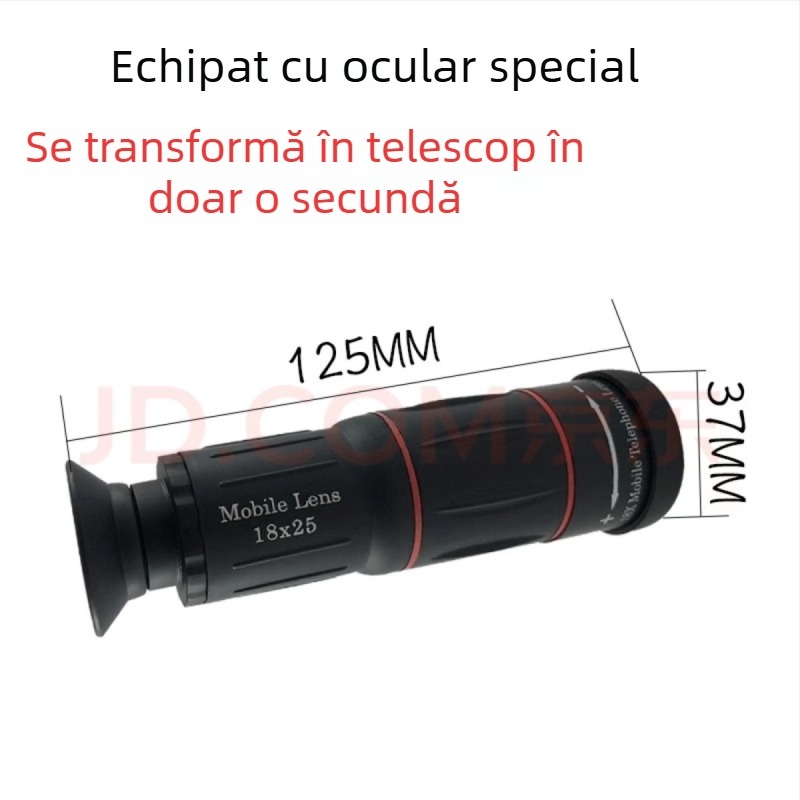 Desnai obiectiv teleobiectiv pentru telefon, 28x zoom, pentru filmări la concerte și festivaluri, cameră HD